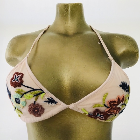 ROCOCO SAND Springblooms Beaded BIKINI TOP… - Picture 9 of 16
